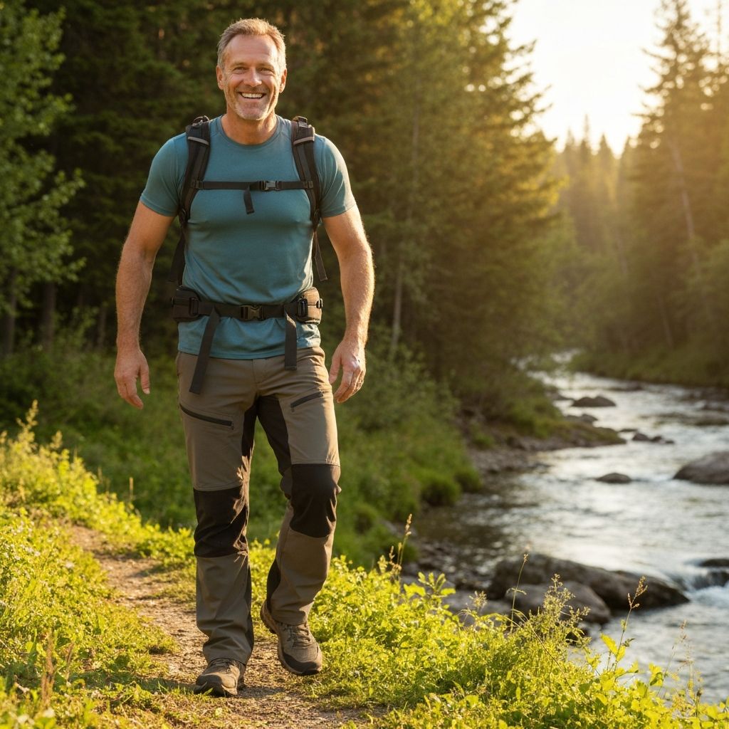 Active lifestyle for men over 40